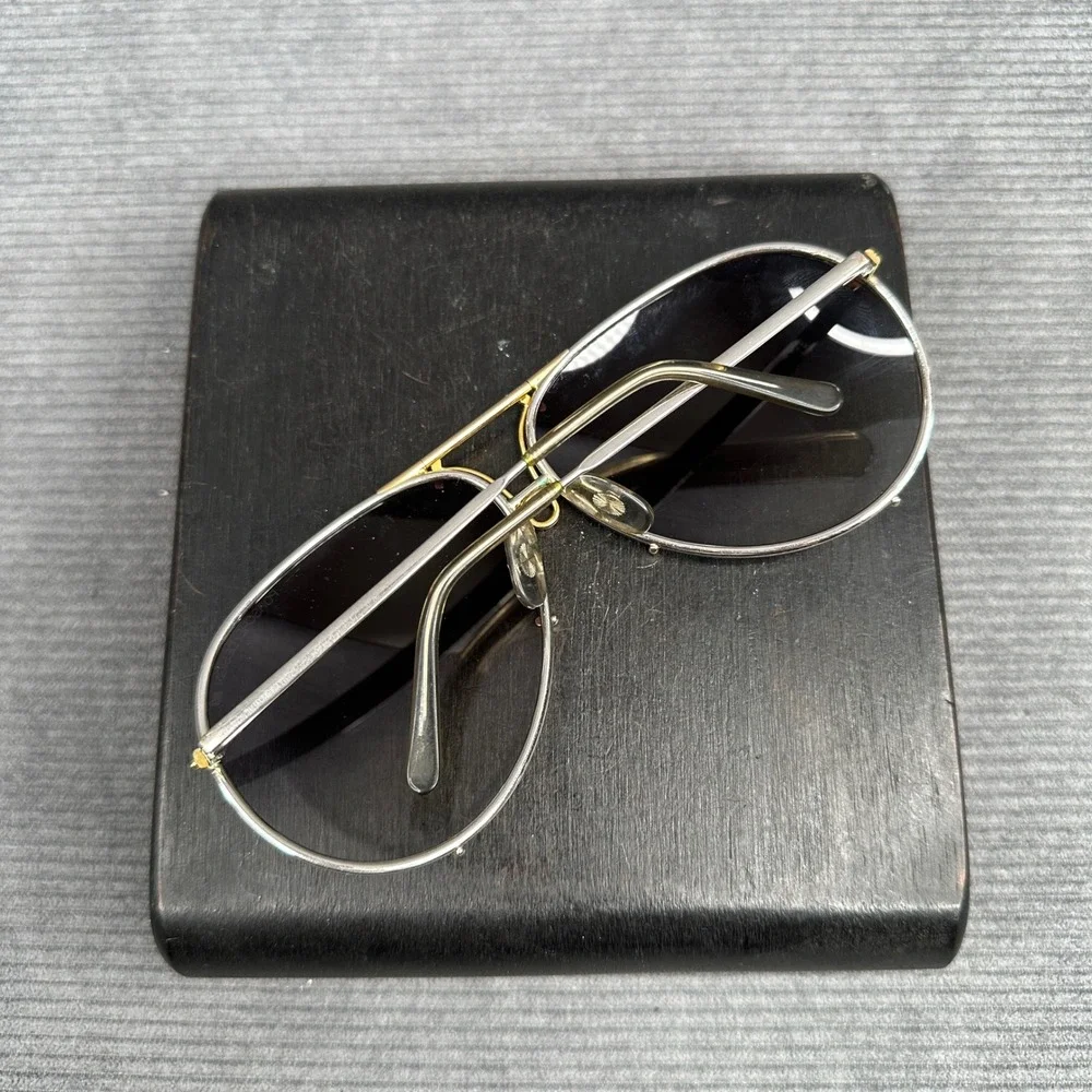 Carrera Porsche Design 5621 Vintage Aviator Sunglasses Gold Silver Austria Case